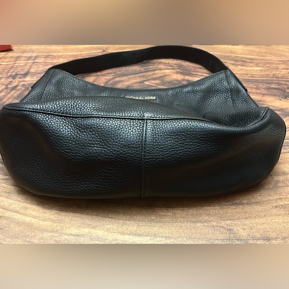 Michael Kors Black Pebbled Leather Hobo Bag - Picture 3 of 8